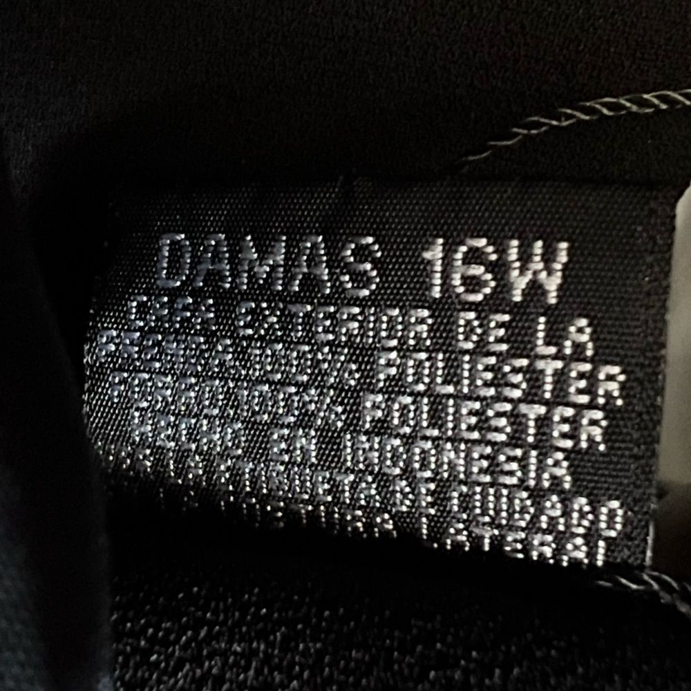 Women's Plus Jacket Black Solid George Front Zip … - image 8